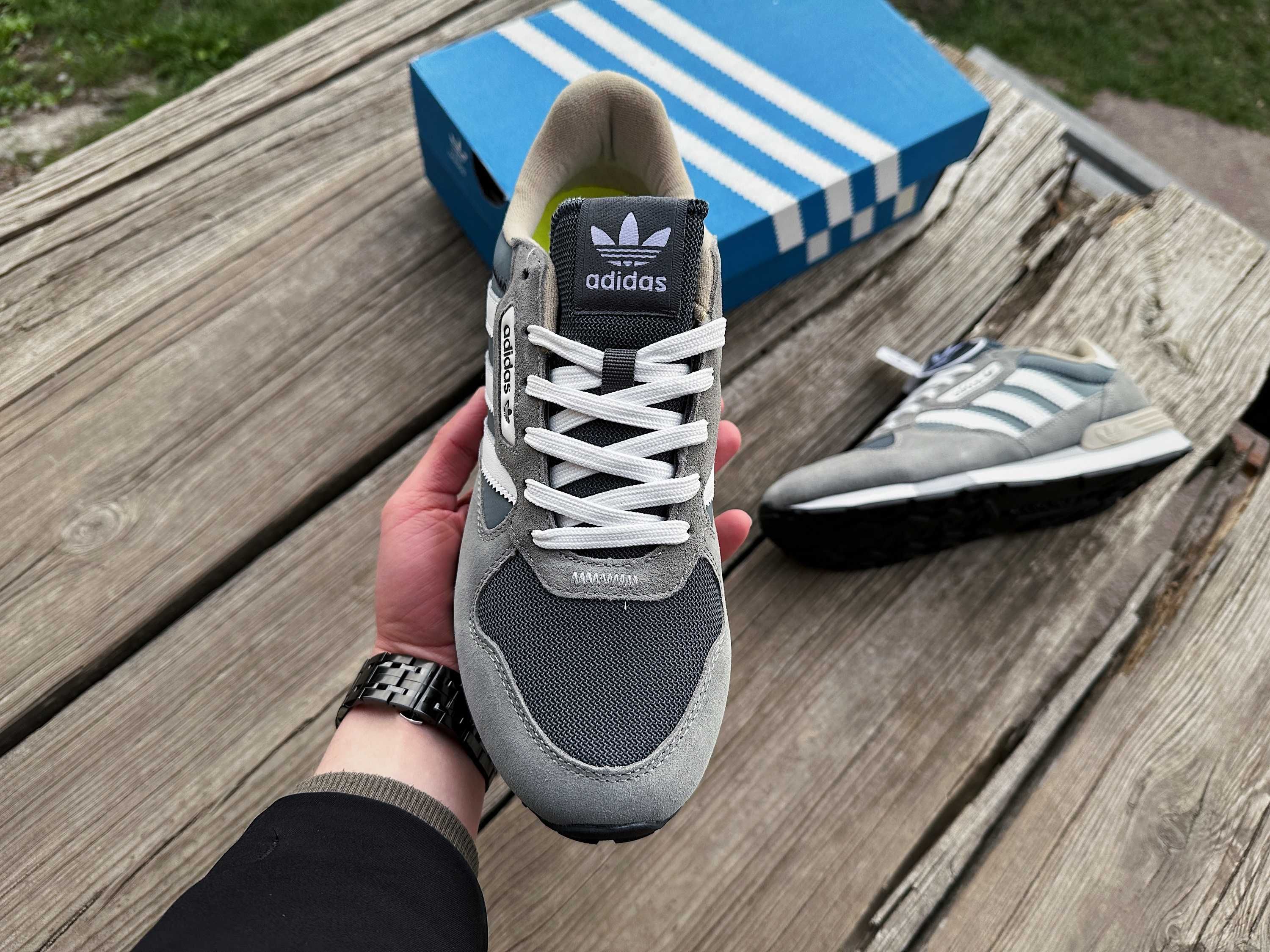 Мужские кроссовки Adidas Treziod 2 Grey серые размер 41-46
