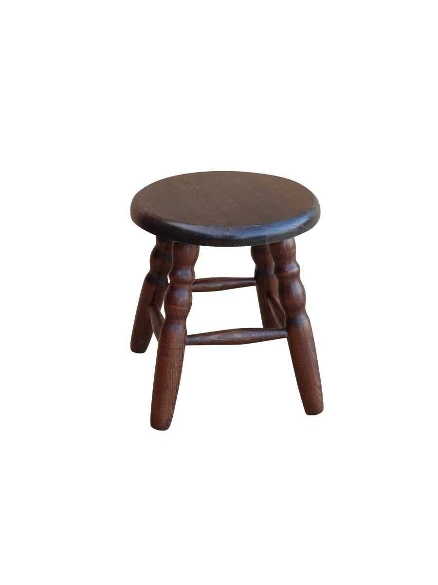 Taboret drewniany sosnowy 35 cm Mały PRODUCENT MEBLI