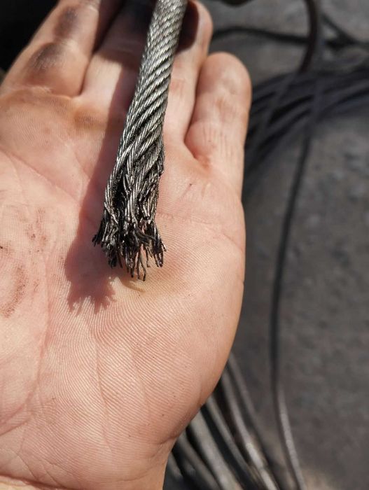 Трос стальний 9мм бу