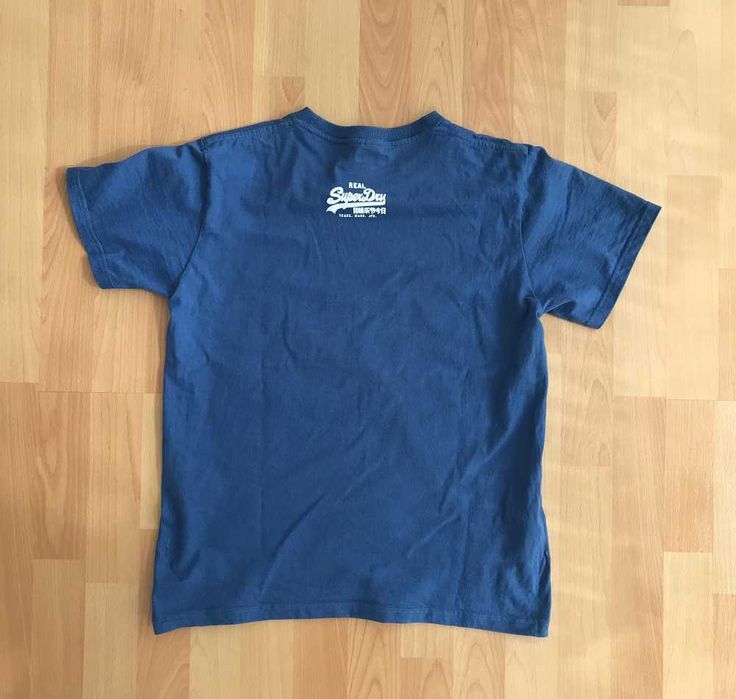 T-shirt Superdry azul
