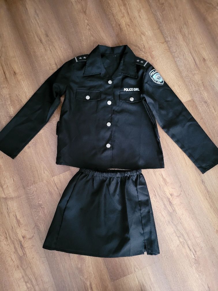 Strój karnawałowy policjantka 116 dla dziewczynki
