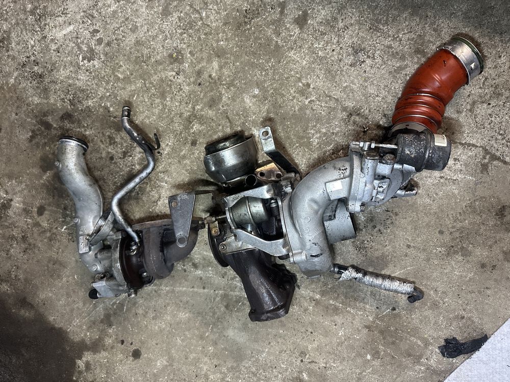 Turbiny BMW E60 E61 x5 535D M57N2 biturbo 282km komplet, sprawne