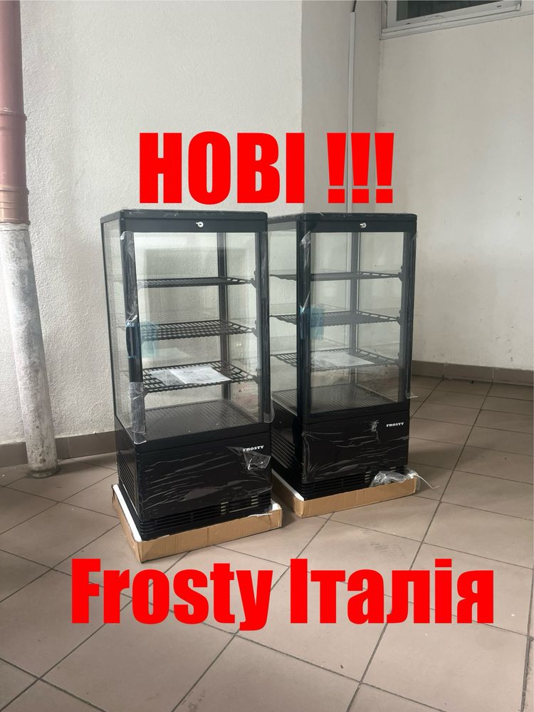 Холодильна Вітрина Настільна для Десертів Frosty Італія Нова