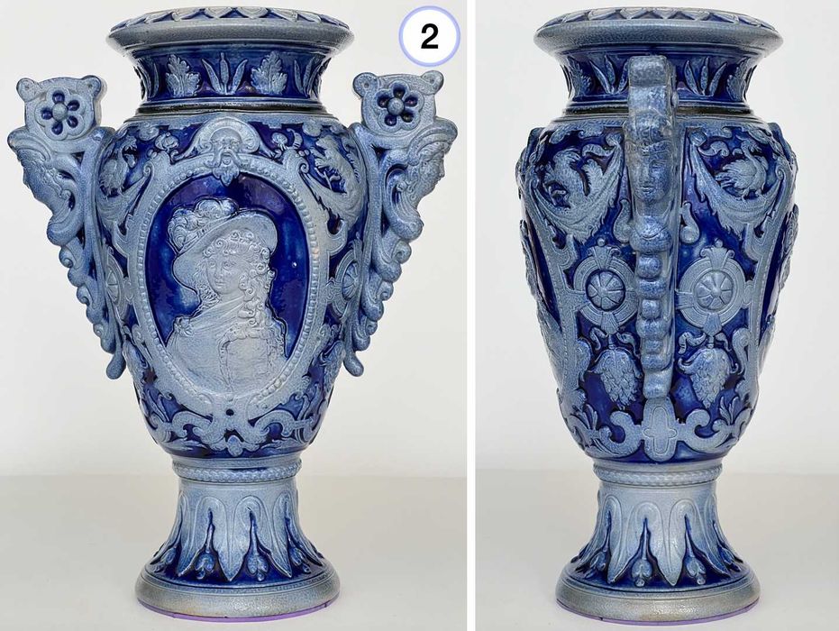 Ваза Антикваріат Німеччина Вестервальд 19-те сторіччя 3 предмети