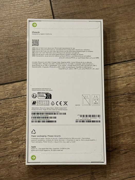 Iphone 17 Air nowy!Faktura