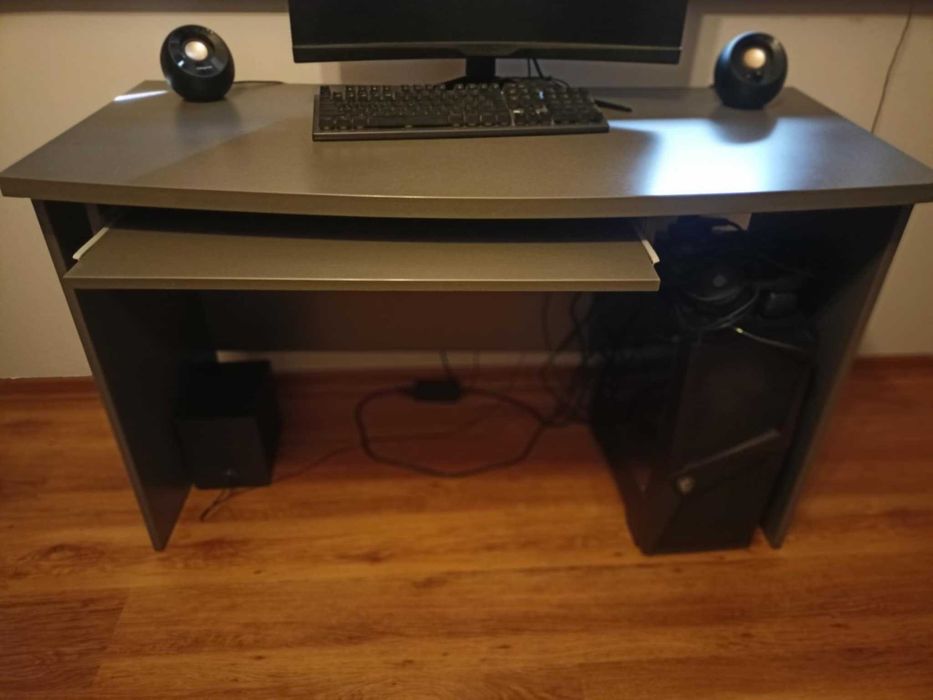 Antracytowe meble dziecięce z płyty wiórowej