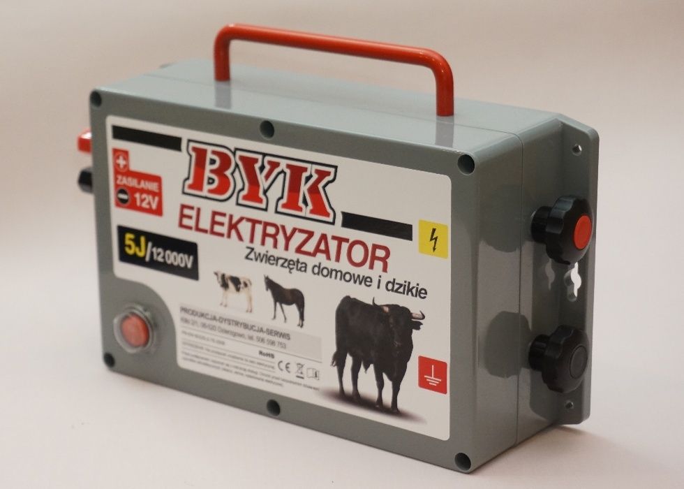 Elektryzator/pastuch dla krów, bydła mocny - BYK 5J - darmowa wysyłka!