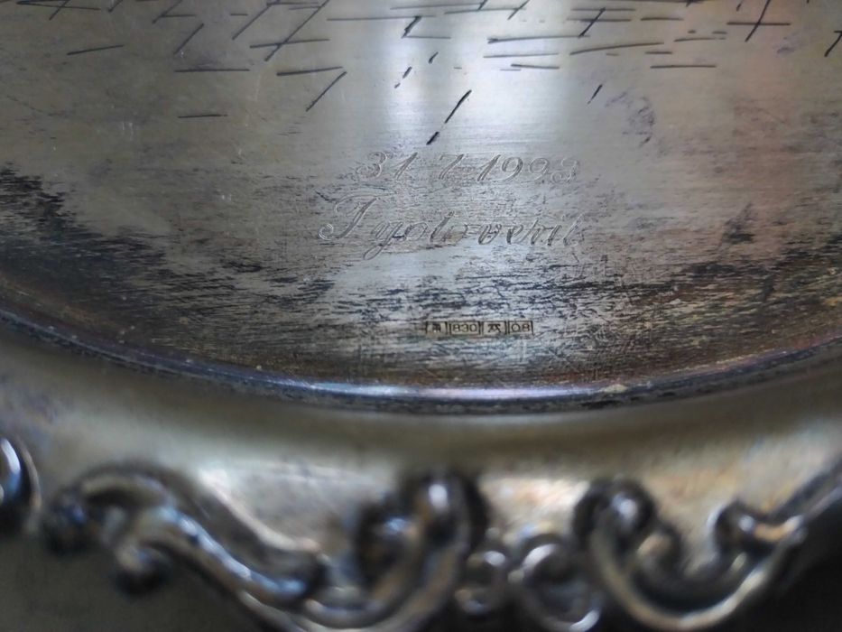 Срібні тарілки 830 проби