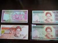 Banknoty Iran 4 szt.