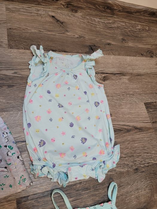 Zestaw ubranek 6 sztuk Roz 74 Cool Club Primark early days