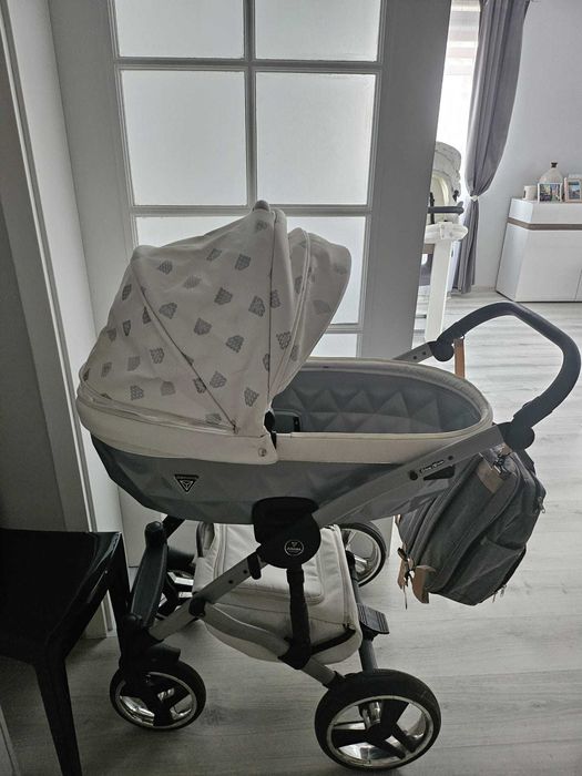 Piękny wózek dziecięcy 3w1 Junama exclusive prams + super gratis