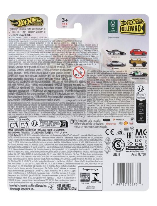 Hot Wheels Premium BOULEVARD Lancia Delta Integrale