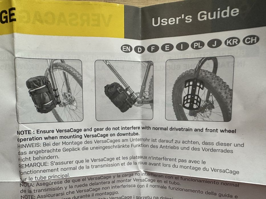 Topeak VersaCage koszyki do bikepackingu