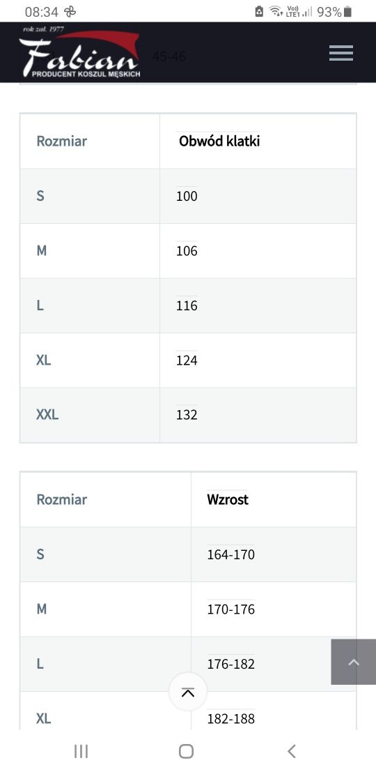 Niebieska koszula męska XL slim