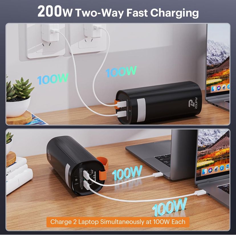 Повербанк 60000 mAh 200W LiFePo4