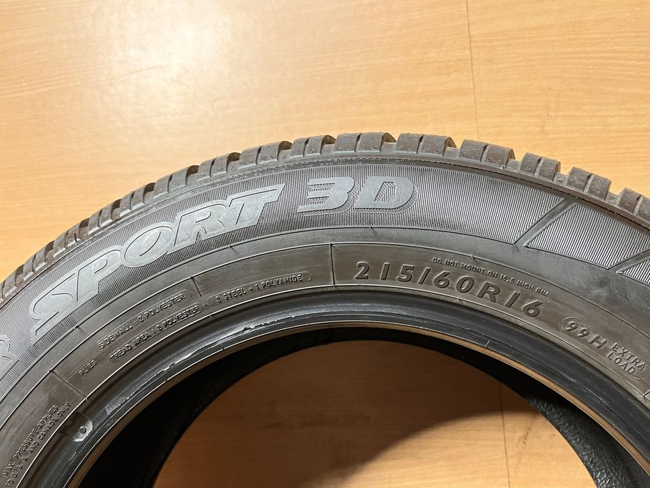215/60 R 16 Dunlop Як Нові SP Winter Sport 3D Зима пара шини