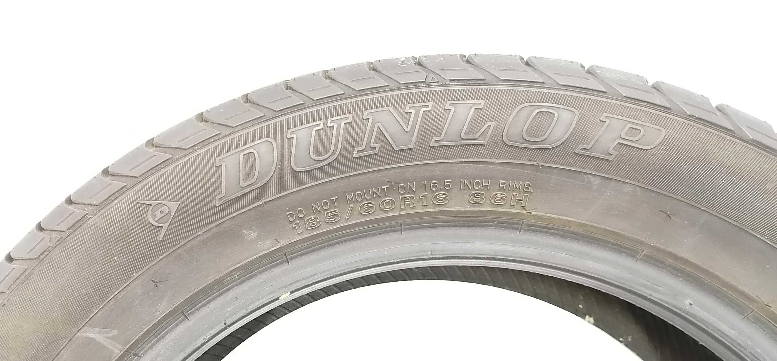 2 x 185/60 R16 Dunlop opony letnie 6,5 mm / montaż