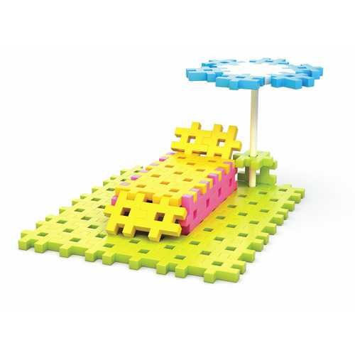 Mini wafle klocki MELI 50070 CONSTRUCTOR 600 el. PINK