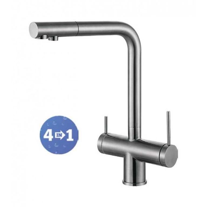 Комб. змішувач Fabiano FKM 3140 SS Nano Graphite, або FKM 3140 SS Inox