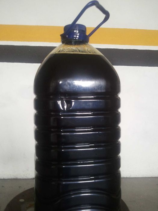 Azeite biológico 7€ litro apresentado em garrafões de 5 Lt