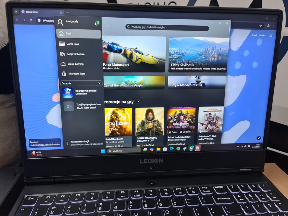 Legion GTX1660ti 20GB ddr4 SSD laptop gamingowy do gier