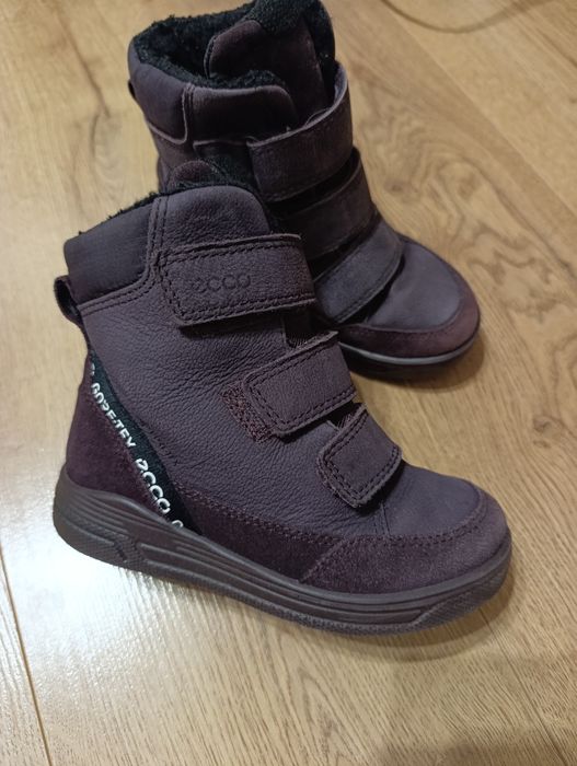 Зимові чобітки Ecco 27 р 17 см зимние ботинки сапоги сапожки экко