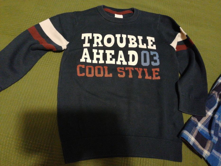 Camisola e camisa de 5/6 anos