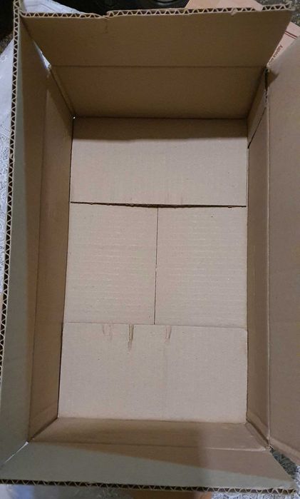 Коробки на 3кг×50шт, 38×23×13см, Полісся-6 грн, б/у, чисті, картон