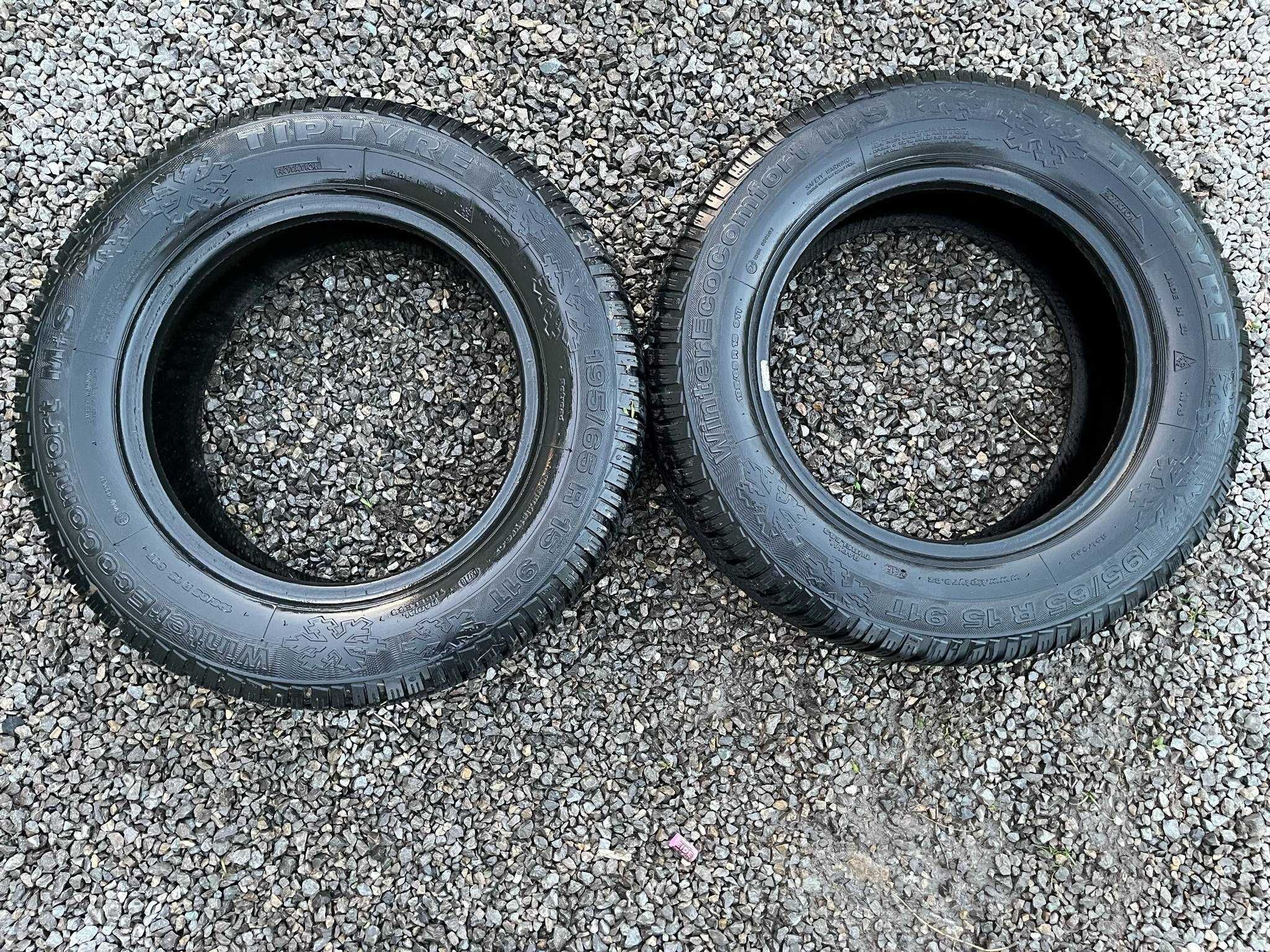 Opony 195/65R15 TipTyre WinterEcoComfrot Zima 2sztuki 7,89mm bieżnika