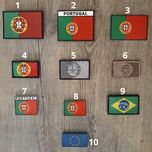 Patch Bandeiras Bordadas ou Borracha - Desde 4,50€