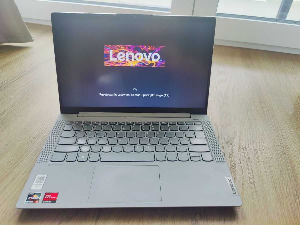 Laptop Lenovo Ideapad 5, 14", AMD 5, 8GB+512GB, uszkodzona klawiatura