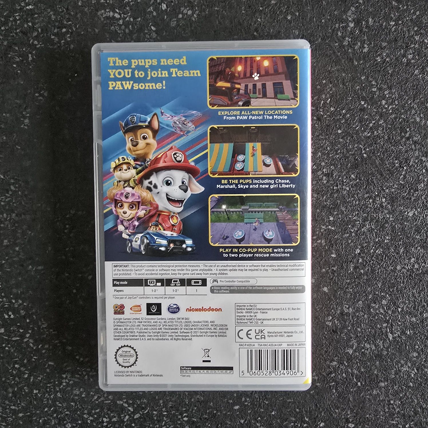 Psi Patrol. Miasto przygód wzywa. Nintendo Switch wersja PL