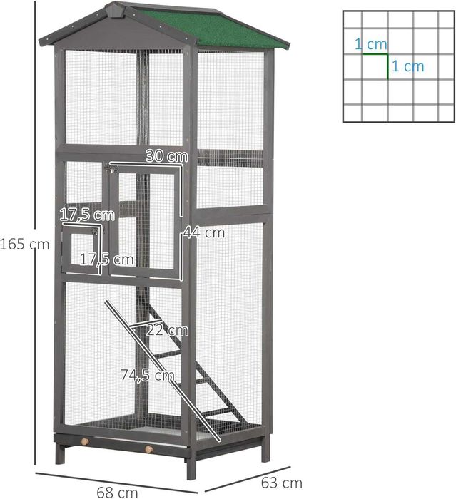 Gaiola para pássaros grande