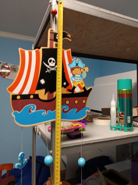 Дерев'яна піратська підвіска двомтороння