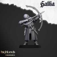 Gallia Archer #2 Highlands Miniatures Old World Warhammer