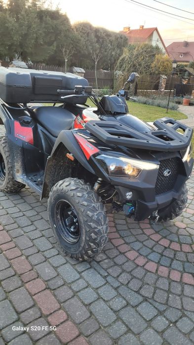 Quad Kynco Mxu550 pług bagażnik