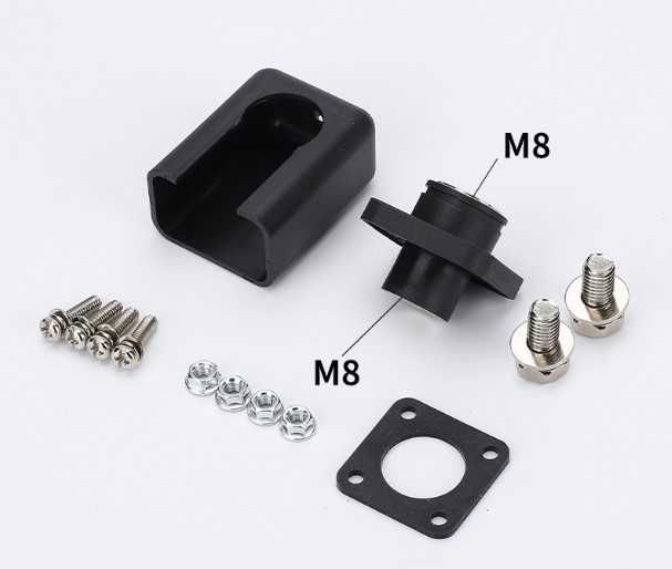 Клема 200А М8-M6 і М8-M8 2шт прохідна для акумуляторів lifepo4