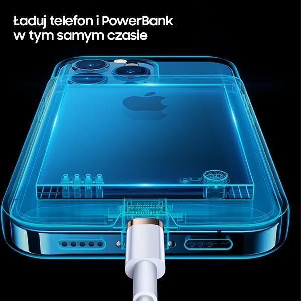 Pokrowiec z wbudowanym Powerbankiem Usams do iPhone 13 Pro