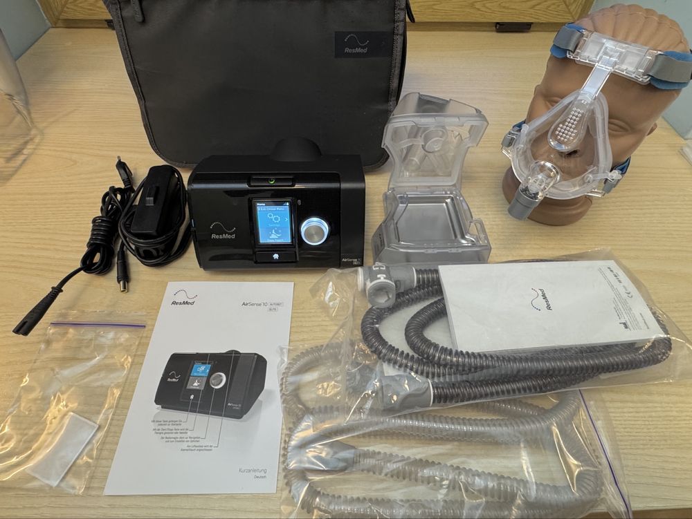 Сіпап апарат Resmed 10 Elite, 2394 години, cpap, швл, ивл, біпап, храп