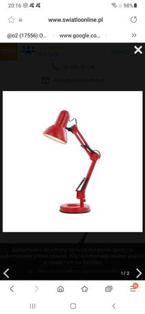 Lampka na stolik biurko czerwona Zext Pixie