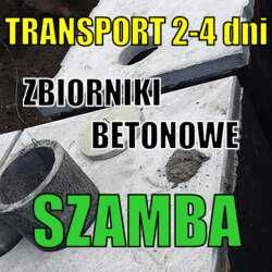 Solidne Szamba-Zbiorniki betonowy 12m3 Piwniczki