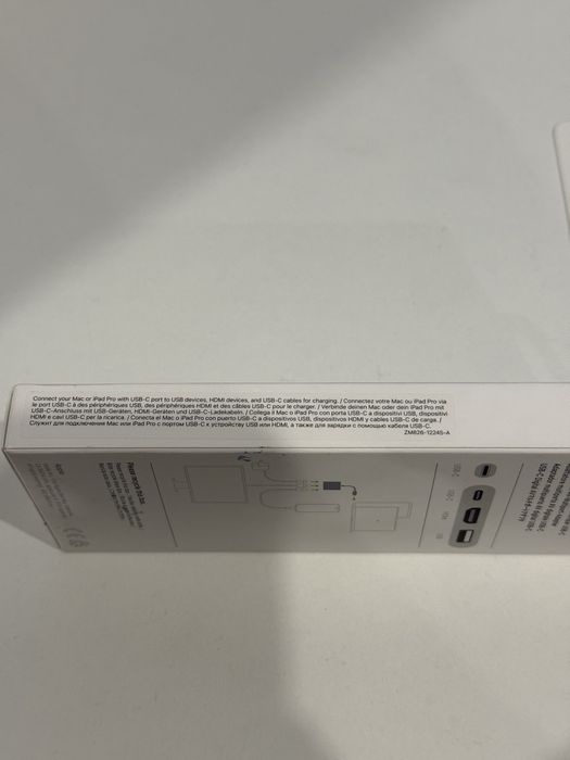 Adapter apple usb-c to AV HDMI mutiport mac