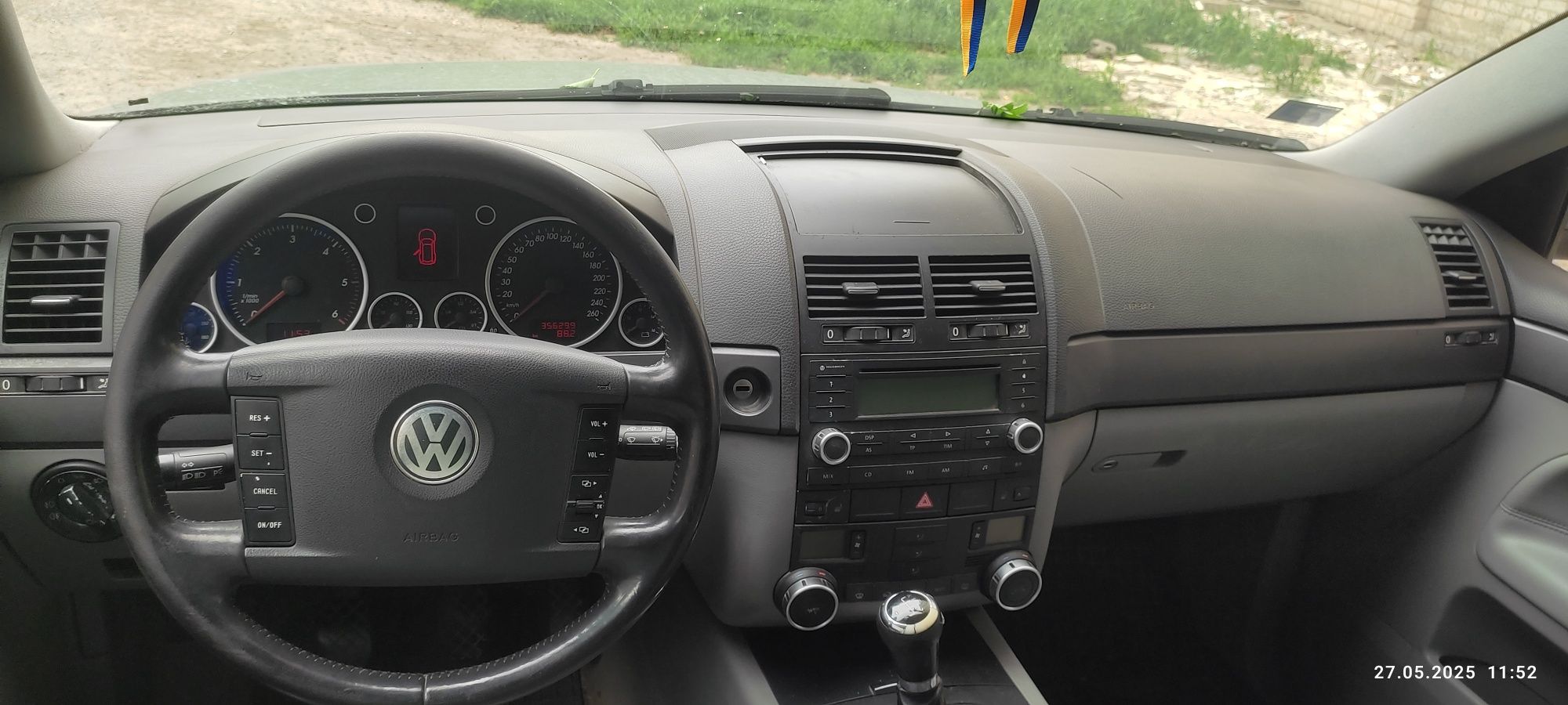 Volkswagen touareg 2005 год. Кпп механика, на пружинах.