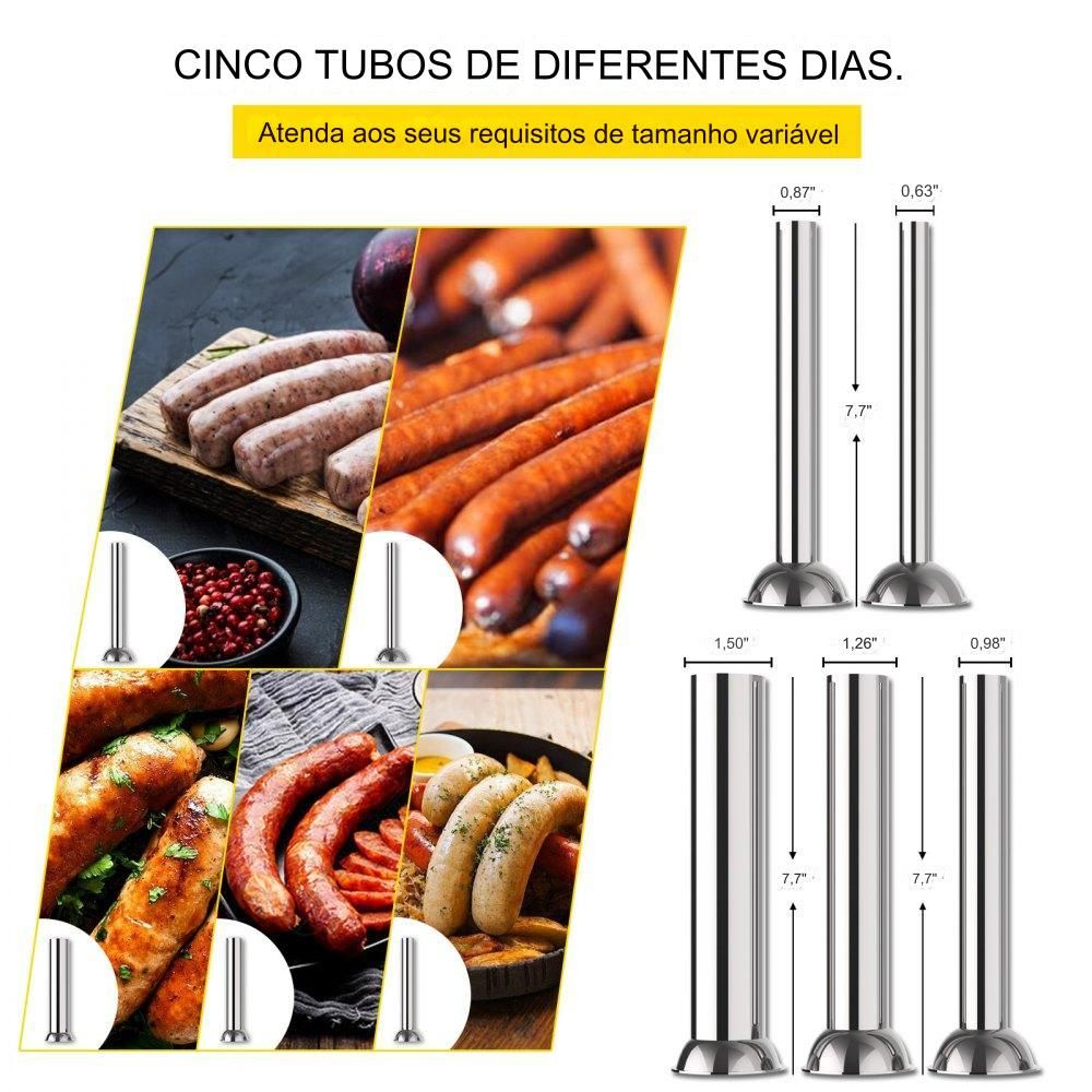 Enchimento Salsichas Elétrico 15L