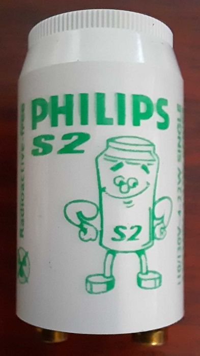 Philips S2 - стартер для люминесцентных ламп