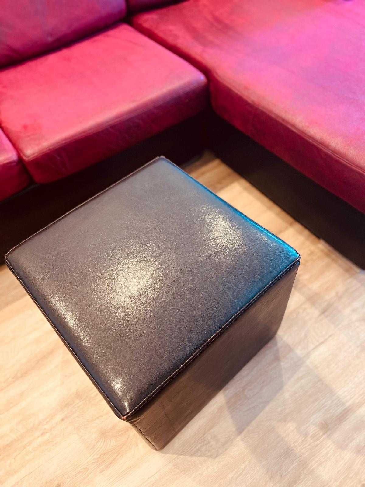 OPORTUNIDADE! Sofá Chaise Longue com puff incluído. Bom estado!
