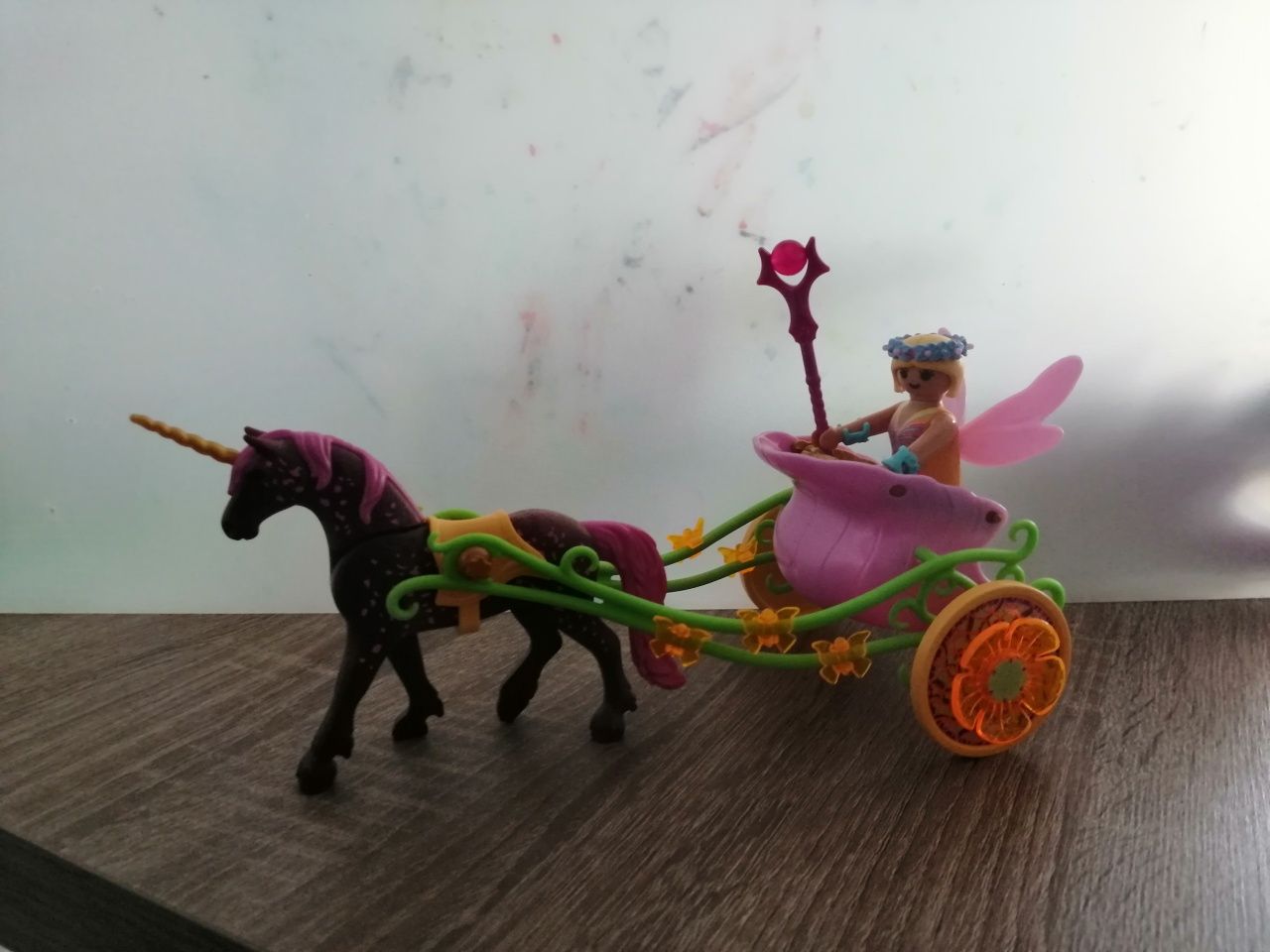 Playmobil Wróżka kwiatów z karocą jednorożca