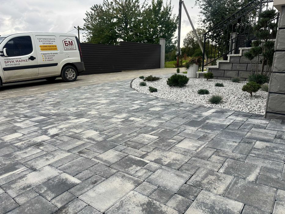 Бруківка від виробника, тротуарна плитка