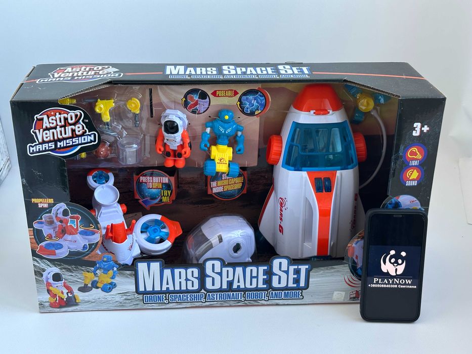Astro Venture Висадка на Марсі / Игровое набор шатл робот*