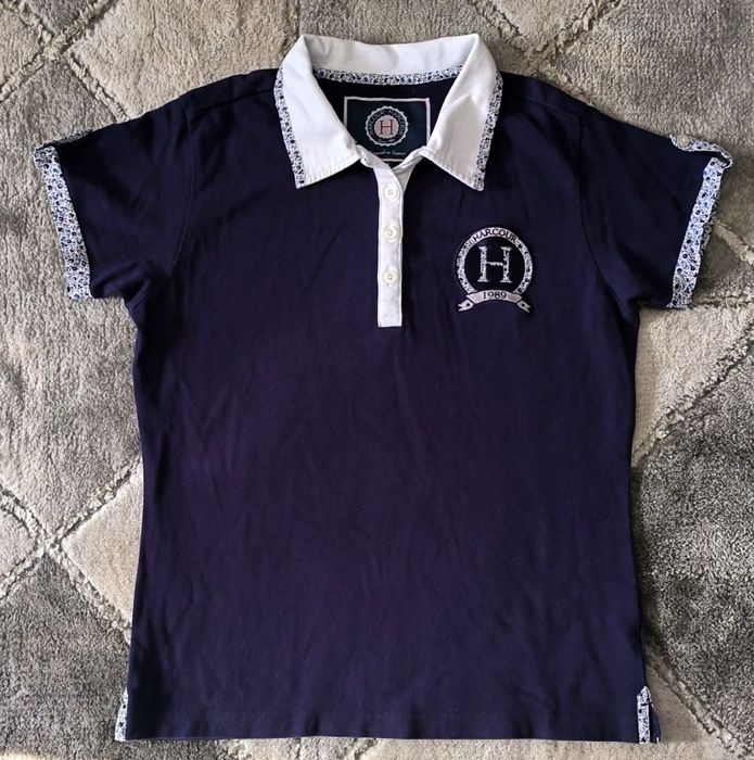 Bluzka jeździecka, t-shirt polo, Harcour, M (38)